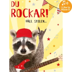 Dubbla kort med ljudeffekt, Du rockar