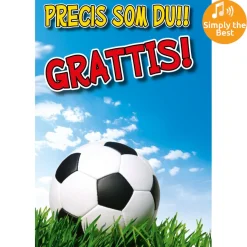 Dubbla kort med ljudeffekt, fullträff