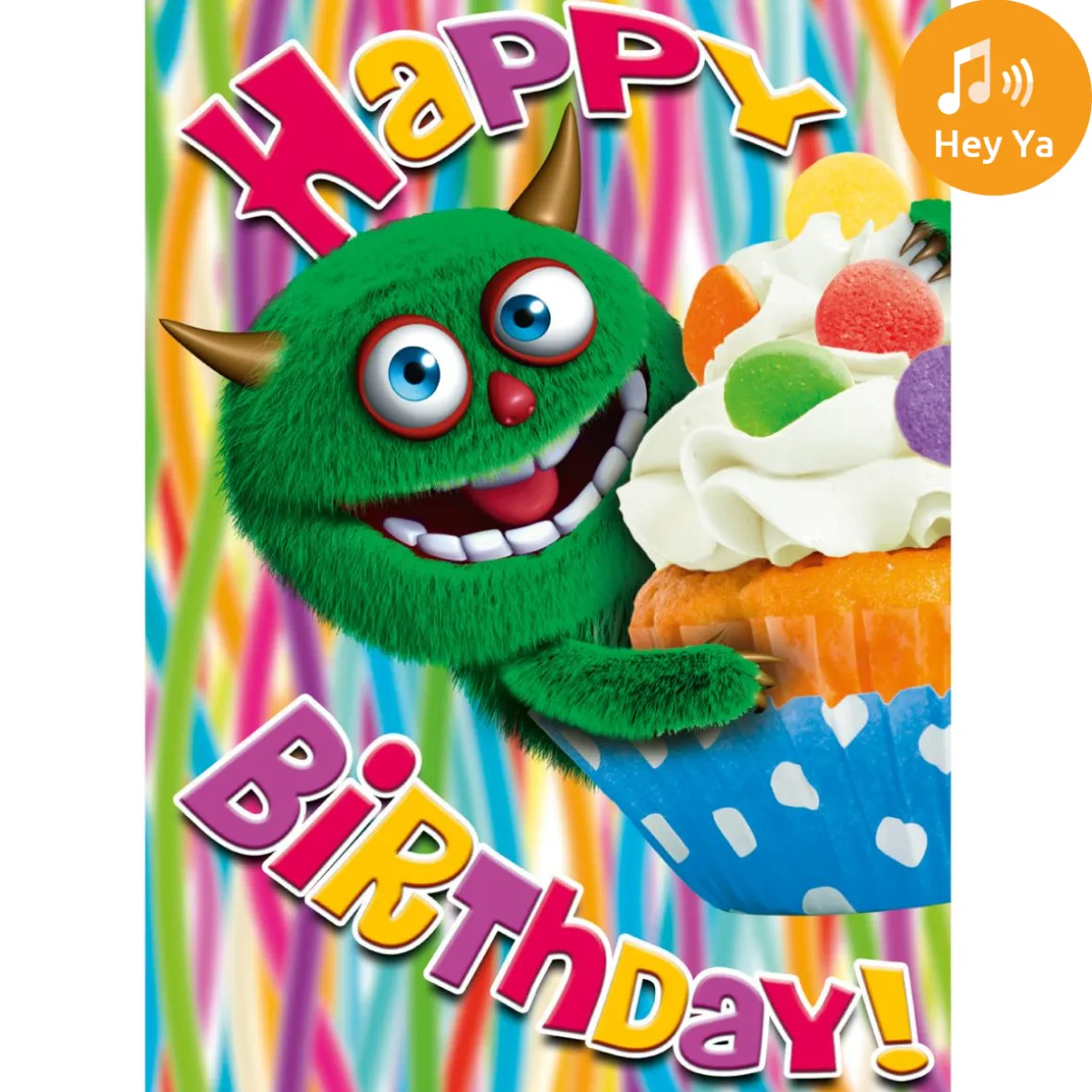 Dubbla kort med ljudeffekt, Happy B