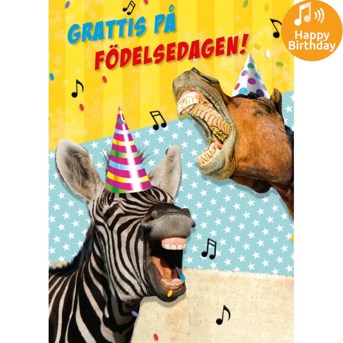 Dubbla kort med ljudeffekt, Hipp Hipp