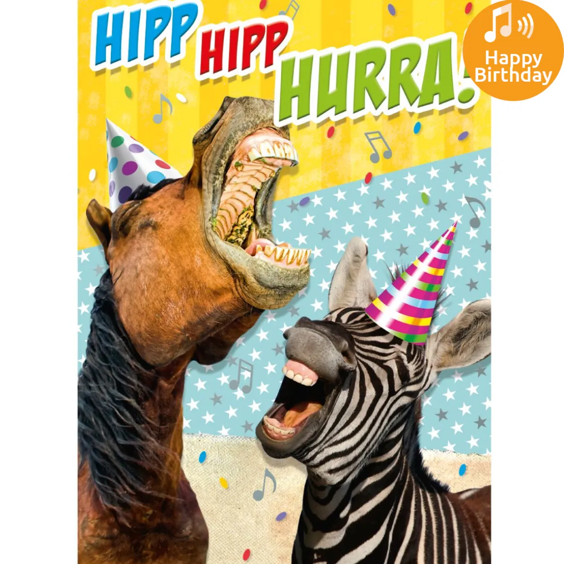 Dubbla kort med ljudeffekt, Hipp Hipp