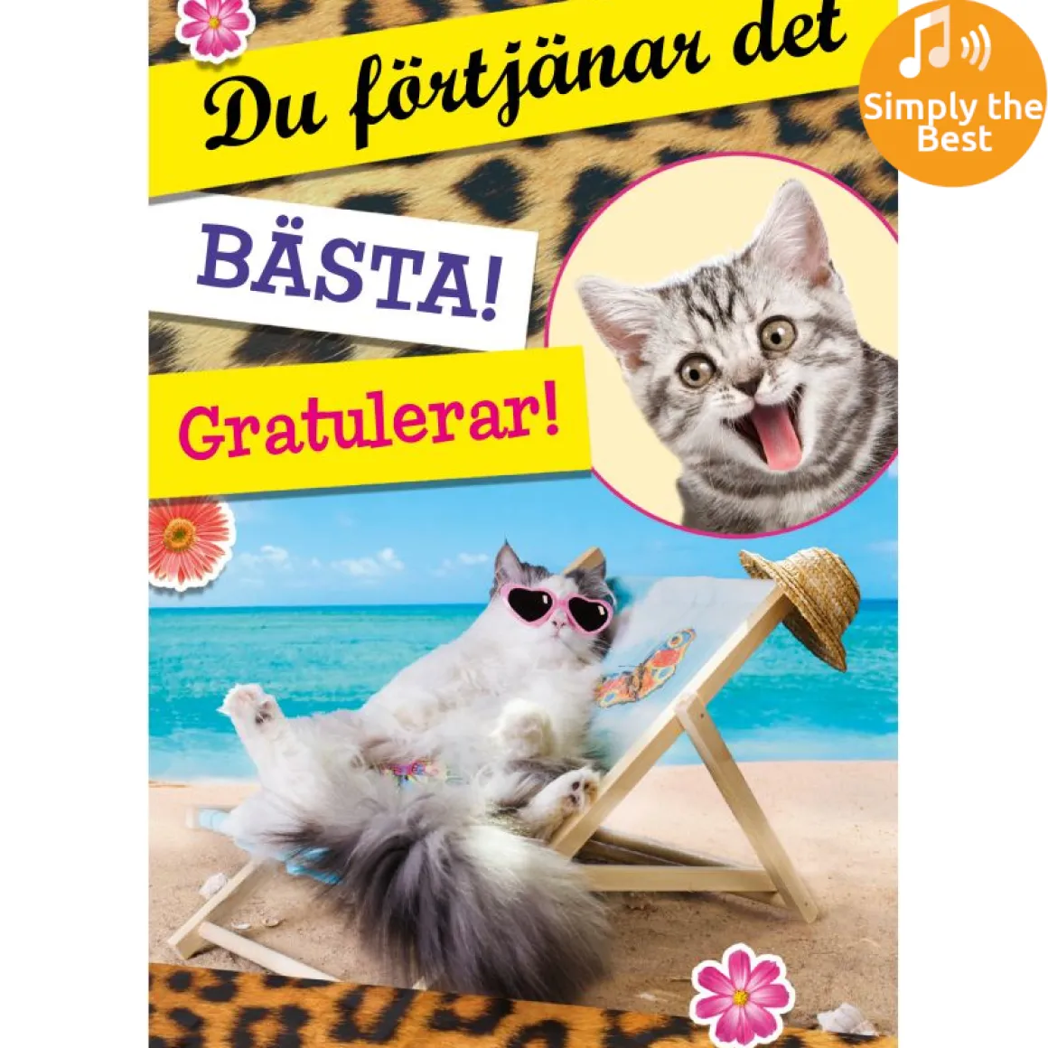 Dubbla kort med ljudeffekt, Koppla av..