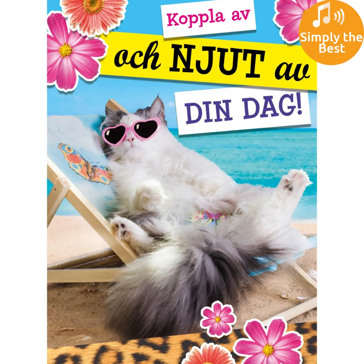 Dubbla kort med ljudeffekt, Koppla av..