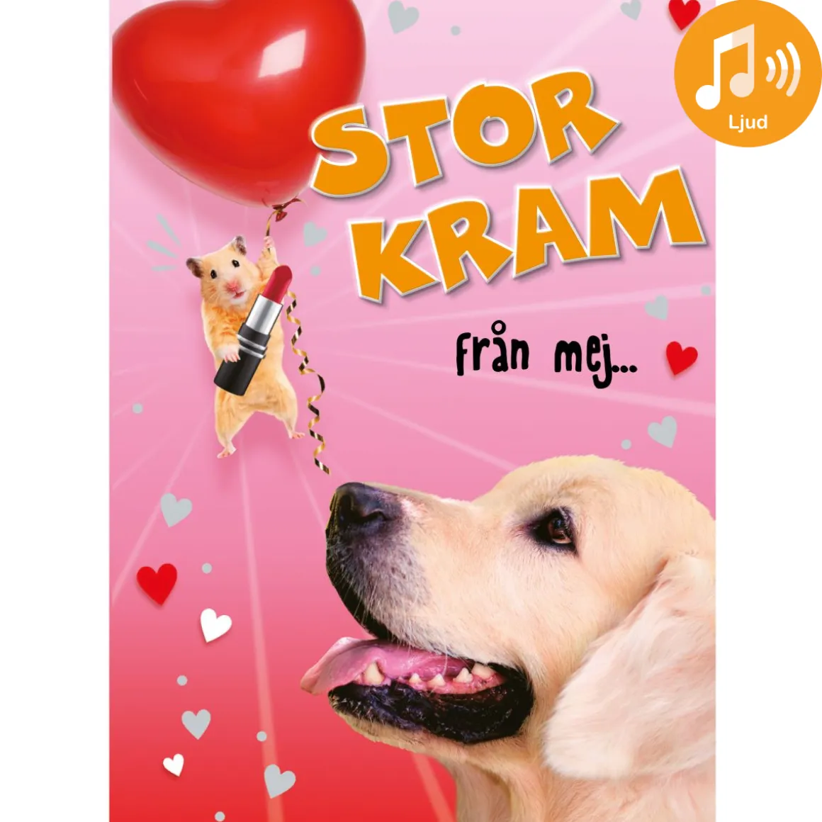 Dubbla kort med ljudeffekt, Stor kram