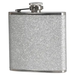Fickplunta, glitter silver 18 cl