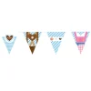 Flaggirlang, oktoberfest Bayern Lightblue 400 x 19.5 cm