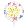 Folieballong, baby girl 46 cm
