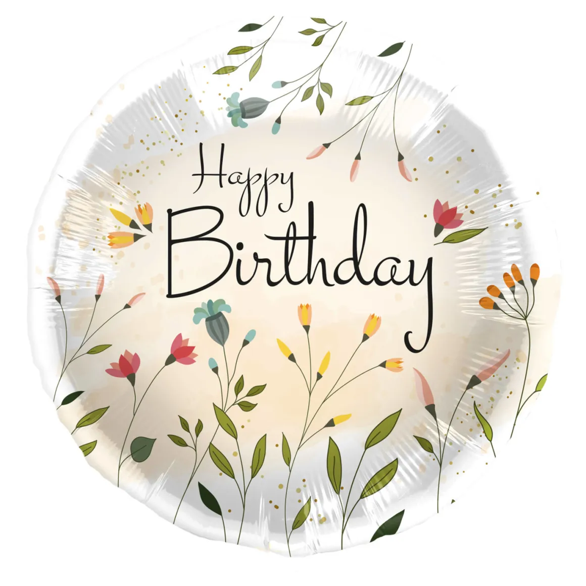 Folieballong, birthday flower field 45 cm