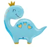 Folieballong, Blue Dino Shape 71 cm