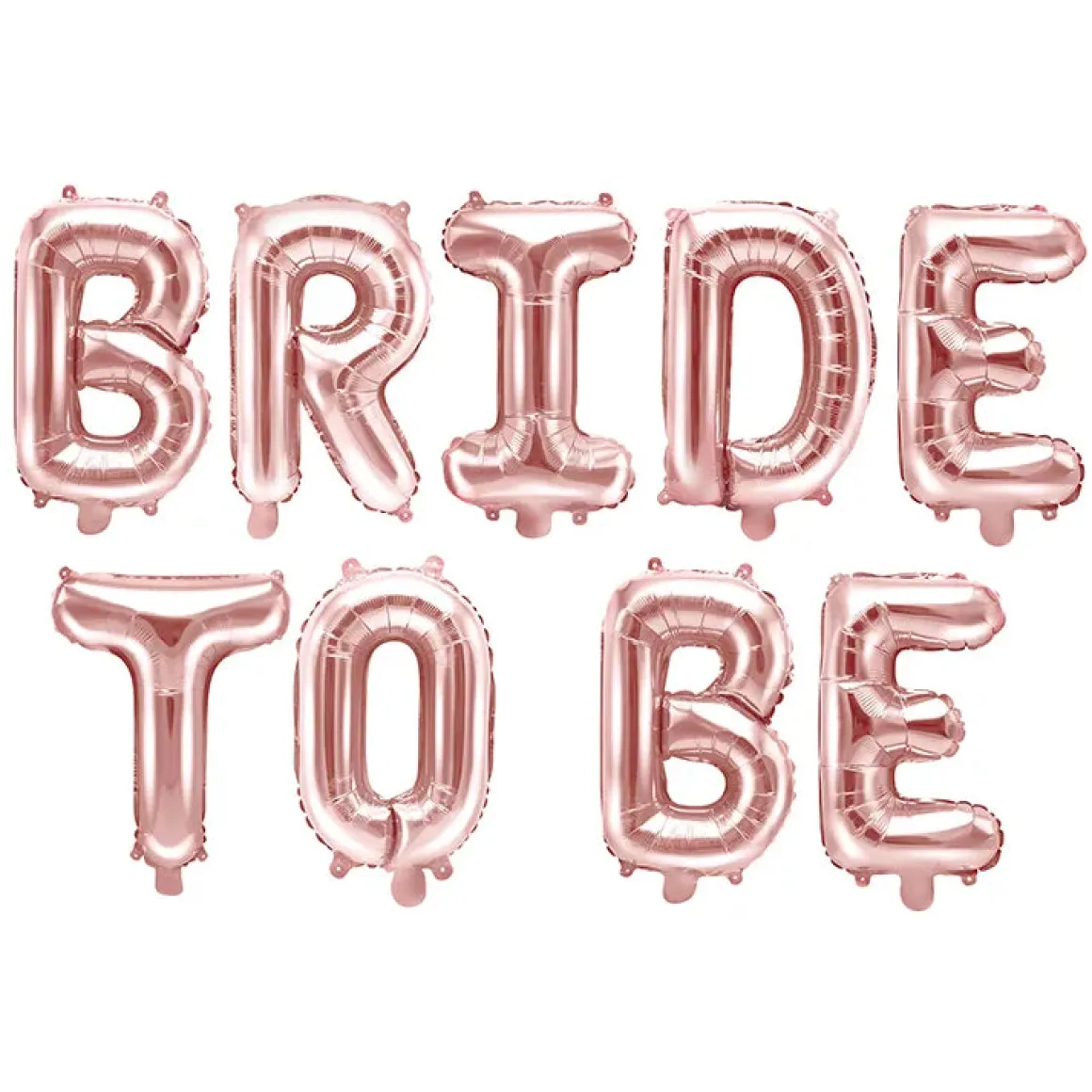 Folieballong, Bride to be roséguld 340x35 cm