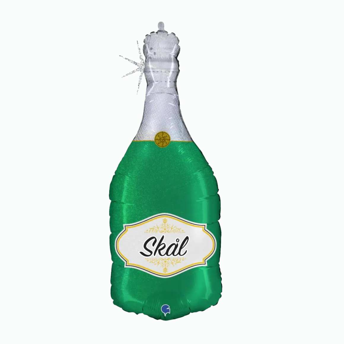 Folieballong, Champagneflaska Skål 91 cm