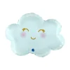 Folieballong, Cloudy Satin Pastel Blue