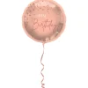 Folieballong, elegant lush blush 45 cm