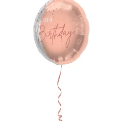 Folieballong, elegant lush blush 45 cm