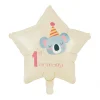Folieballong, first birthday röd 46 cm
