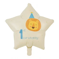 Folieballong, first birthday blå 46 cm