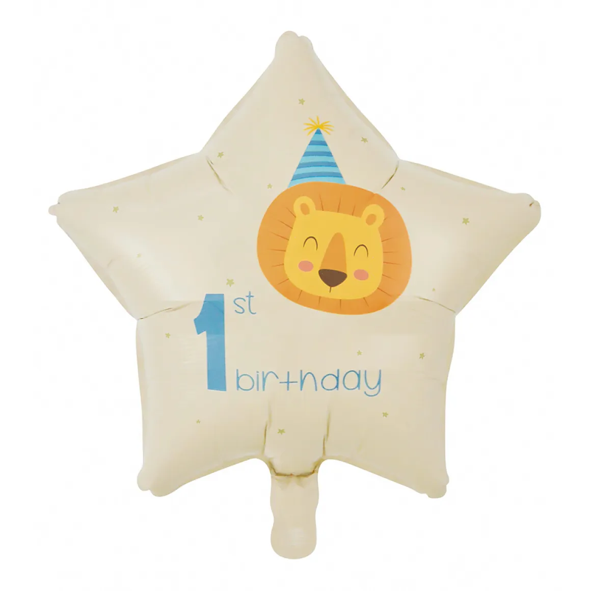 Folieballong, first birthday blå 46 cm