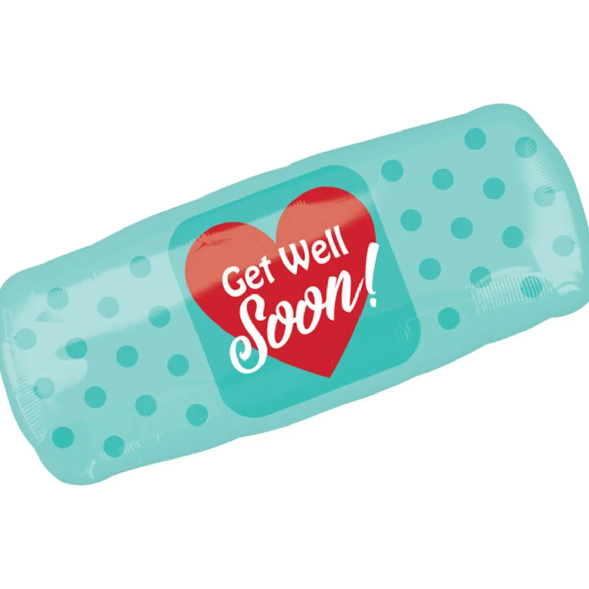 Folieballong, get well soon plåster P30