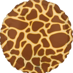 Folieballong, giraffmönster 43 cm