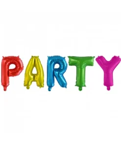 Folieballong, girlang PARTY multi