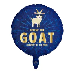 Folieballong, G.O.A.T 46 cm