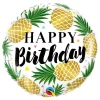 Folieballong, happy birthday pineapple 45 cm
