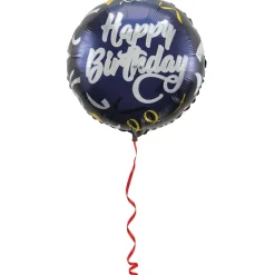 Folieballong, happy birthday 45 cm