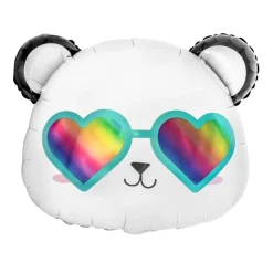 Folieballong, happy panda H40