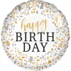 Folieballong, hello happy birthday 45 cm