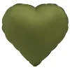 Folieballong, hjärta olive green 45 cm