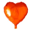 Folieballong, hjärta orange 45 cm
