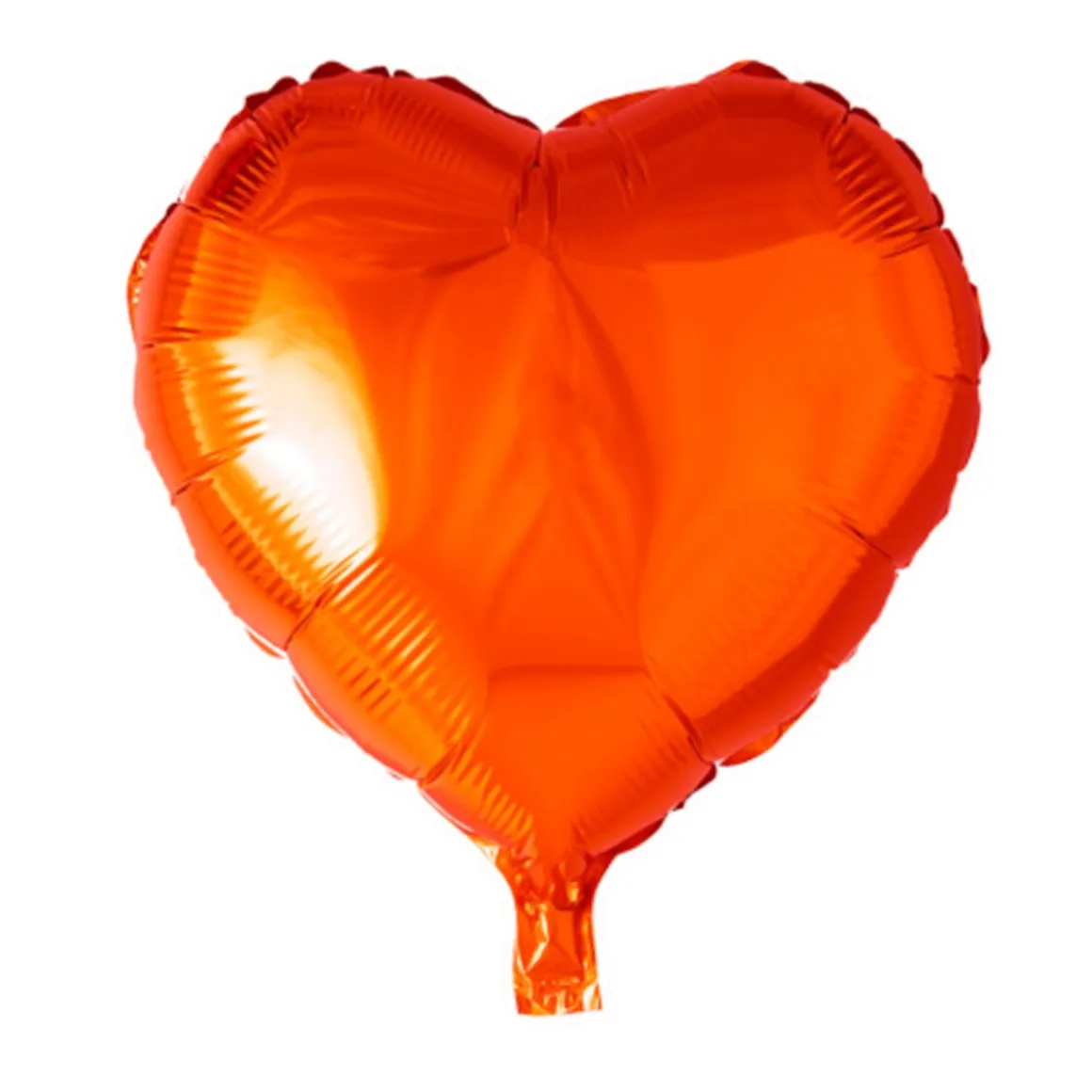 Folieballong, hjärta orange 45 cm
