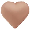 Folieballong, hjärta vintage rose 45 cm