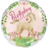 Folieballong, horse birthday girl 45 cm