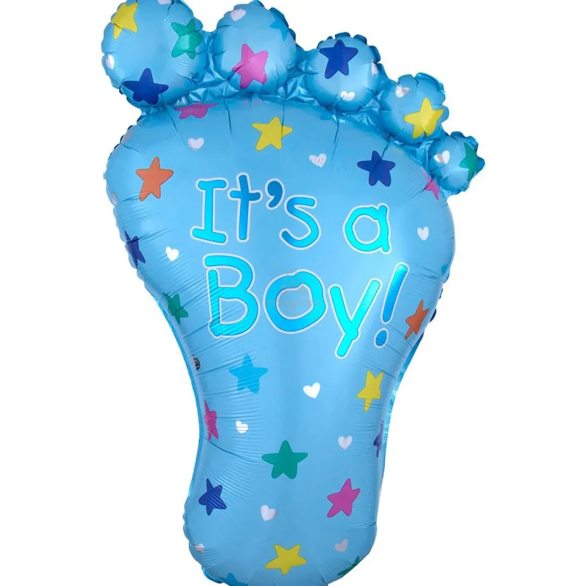 Folieballong, it's a boy foot 82x58 cm