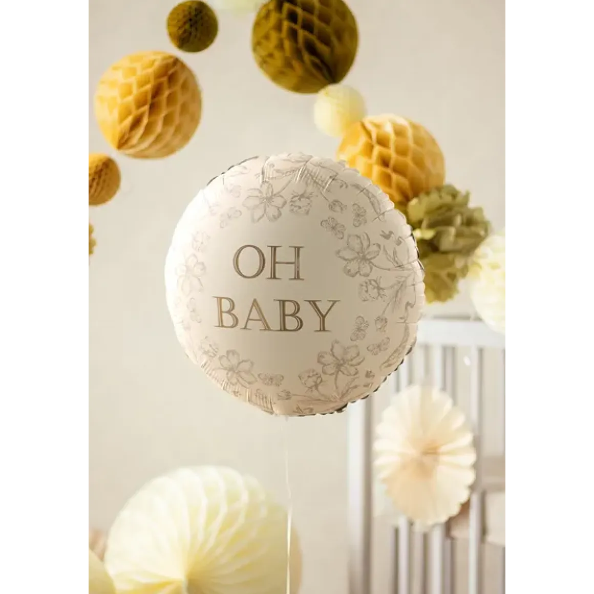 Folieballong, Oh baby 35x35 cm