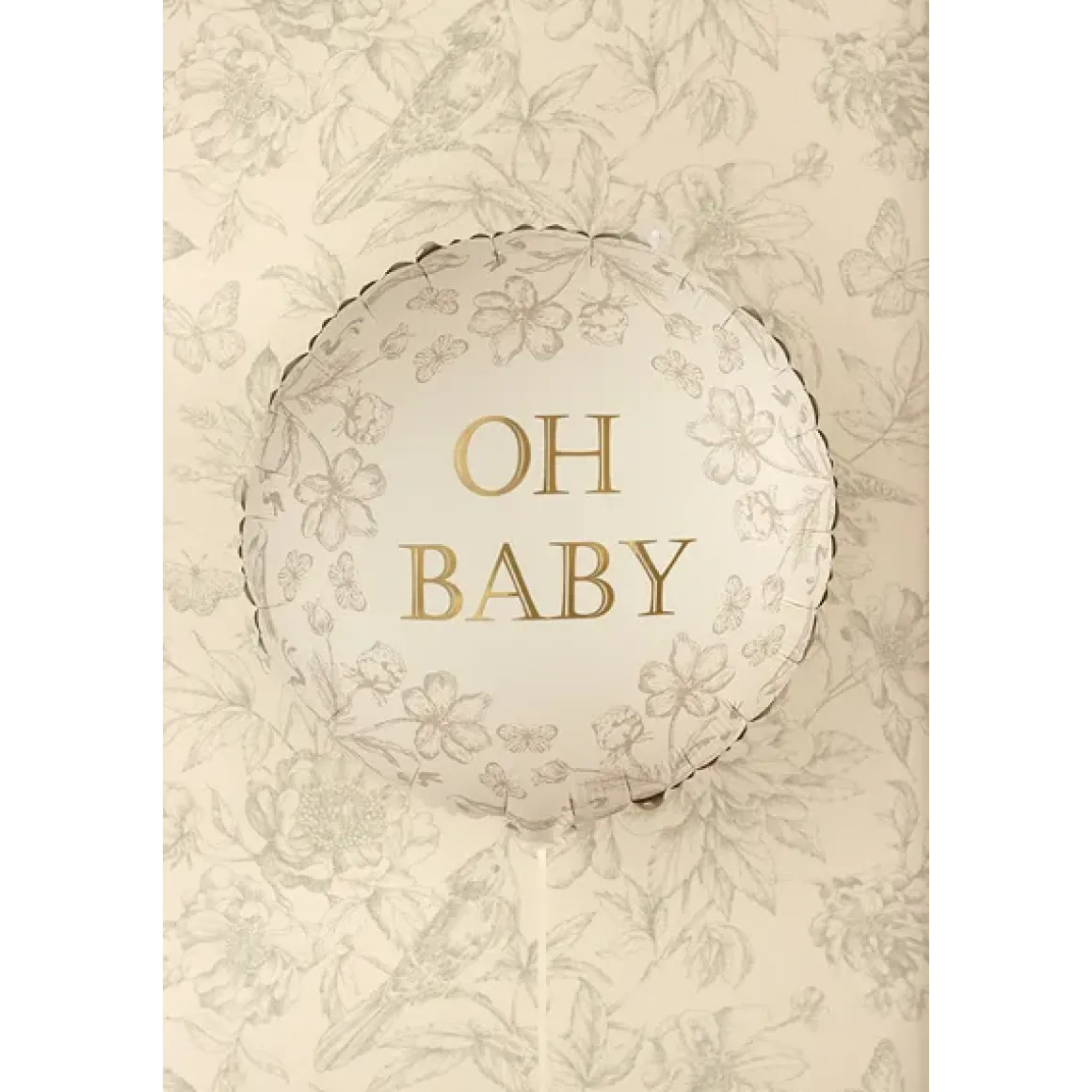 Folieballong, Oh baby 35x35 cm