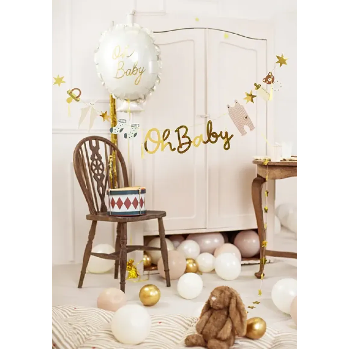 Folieballong, Oh baby 53x59 cm