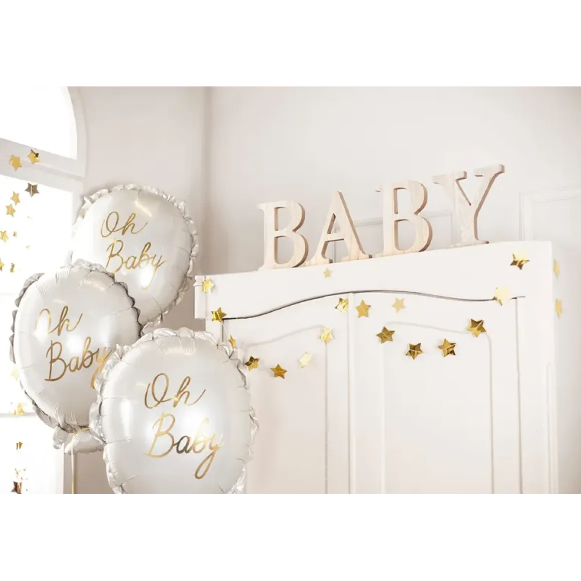 Folieballong, Oh baby 53x59 cm