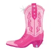 Folieballong, pink cowgirl boot 74 cm
