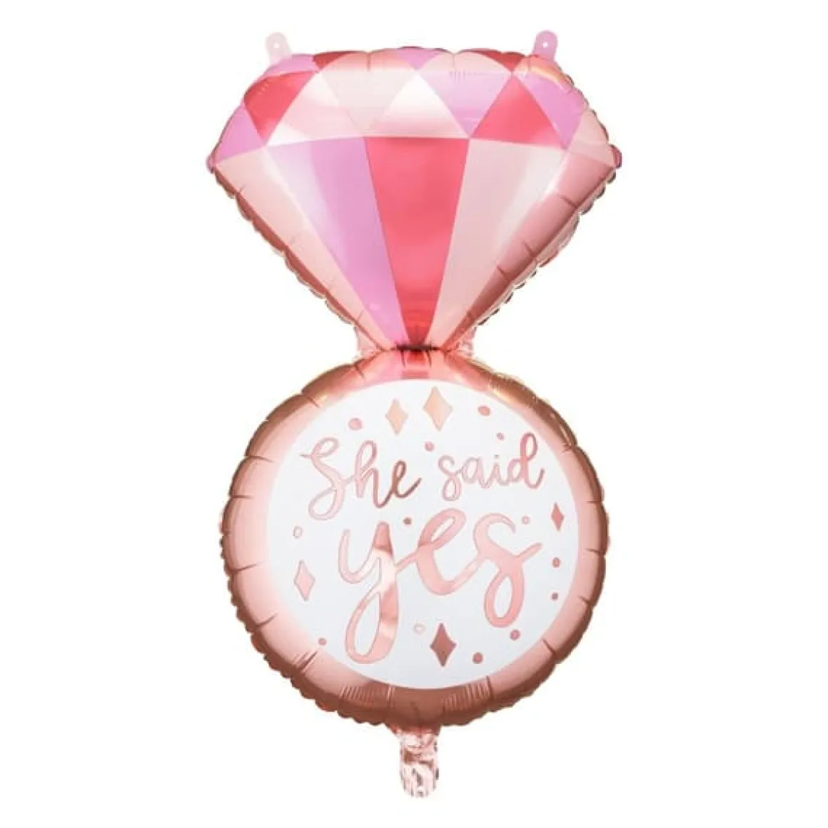 Folieballong, ring 41x72 cm
