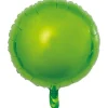 Folieballong, rund ljusgrön 45 cm