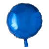 Folieballong, rund mörkblå 45 cm