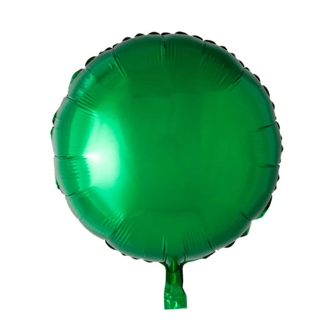 Folieballong, rund mörkgrön 45 cm