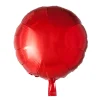Folieballong, rund röd 45 cm