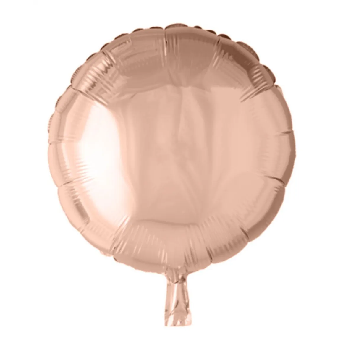 Folieballong, rund rosé 45 cm