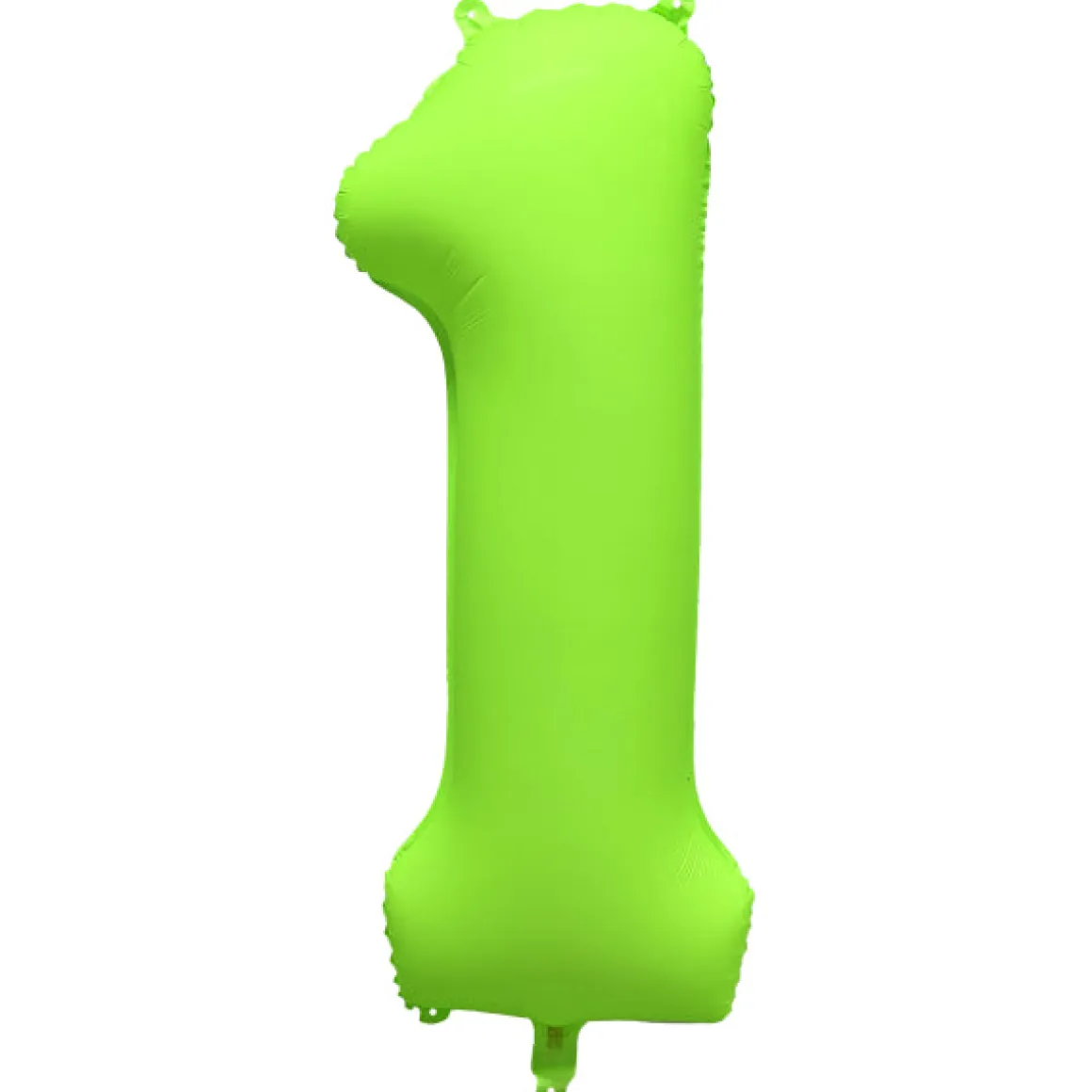 Folieballong siffra, 1 neon grön 86 cm