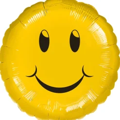 Folieballong, smiling face 45 cm