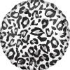 Folieballong, snöleopardmönster 43 cm