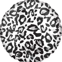 Folieballong, snöleopardmönster 43 cm